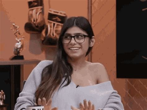 Mia kahlifa gif - Arab woman and Muslim woman are already sexualized by people and she made it x10 worse. I feel so uncomfortable wearing my glasses especially at a non arab country bc I’m scared I would get compared to her. And also the fact that she changed her name to Mia to make it more “middle Eastern” is messed up.